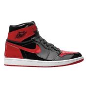 Beperkte oplage Retro High OG Patent Bred Nike , Black , Dames