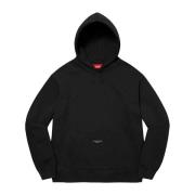 Beperkte Oplage Micro Logo Hoodie Zwart Supreme , Black , Heren