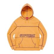 Gouden Coverstitch Hoodie Limited Edition Supreme , Yellow , Heren