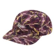 Marmer 6 Panel Paarse Hoed Supreme , Multicolor , Unisex