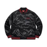 Beperkte oplage Varsity Jacket Zwart Supreme , Black , Heren