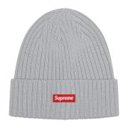 Grijze Overdyed Beanie Limited Edition Supreme , Gray , Unisex