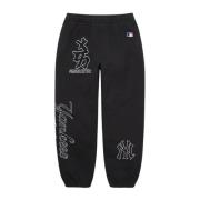 Beperkte Editie Yankees Kanji Sweatpant Zwart Supreme , Black , Heren