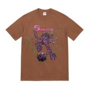 Beperkte Oplage Bruine Spikes Tee Supreme , Brown , Heren