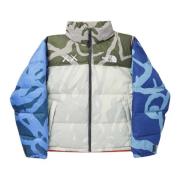 Limited Edition Kaws Nuptse Jack Grijs/Blauw The North Face , Multicol...