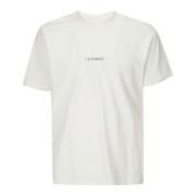 Bedrukt Logo Jersey T-shirt C.p. Company , White , Heren