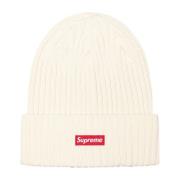 Limited Edition Overdyed Beanie Cream Supreme , Beige , Unisex