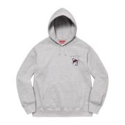 Snowman Hooded Sweatshirt Limited Edition Supreme , Gray , Heren