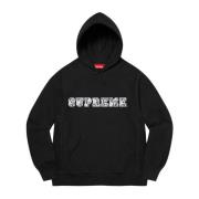 Zwarte Kant Hoodie Beperkte Oplage Supreme , Black , Heren