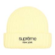 Geribbelde Beanie Room Fw22 Limited Edition Supreme , Beige , Heren