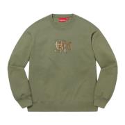 Beperkte oplage Crewneck Light Olive Supreme , Green , Heren