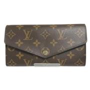 Pre-owned Canvas wallets Louis Vuitton Vintage , Brown , Dames