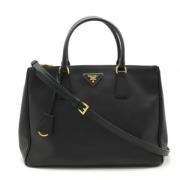 Pre-owned Leather prada-bags Prada Vintage , Black , Dames