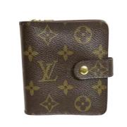 Pre-owned Canvas wallets Louis Vuitton Vintage , Brown , Dames