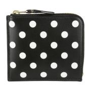 Leren Dots Print Tas Comme des Garçons , Black , Heren