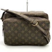 Pre-owned Canvas shoulder-bags Louis Vuitton Vintage , Brown , Dames