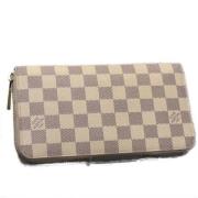 Pre-owned Fabric wallets Louis Vuitton Vintage , Beige , Dames