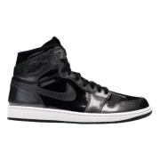 Beperkte Editie Retro Zwart Patent Sneakers Nike , Black , Heren