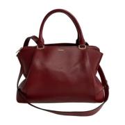 Pre-owned Fabric shoulder-bags Cartier Vintage , Red , Dames