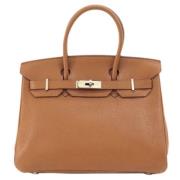 Pre-owned Leather handbags Hermès Vintage , Brown , Dames