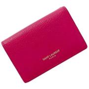 Pre-owned Leather wallets Yves Saint Laurent Vintage , Red , Dames