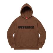 Donkerbruine Lace Hooded Sweatshirt Limited Edition Supreme , Brown , ...