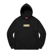 Limited Edition Bling Box Logo Hoodie Supreme , Black , Heren