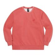 Beperkte oplage Pigment Gedrukte Crewneck Rood Supreme , Red , Heren