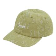 Pastelgroene Jacquard Denim Pet Supreme , Green , Unisex