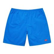 Blauwe Nylon Zwemshort Limited Edition Supreme , Blue , Heren