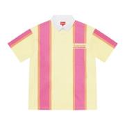 Vintage Rugby Gestreept Shirt Geel Supreme , Multicolor , Heren