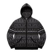 Beperkte oplage Zip Up Hooded Sweater Supreme , Black , Heren