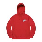 Beperkte Oplage Rode Half Zip Hoodie Nike , Red , Heren