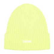 Limited Edition Overdyed Beanie Licht Lime Supreme , Green , Unisex