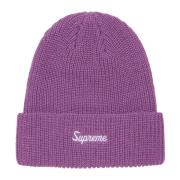 Beperkte oplage Losse Maat Beanie Helder Paars Supreme , Purple , Unis...