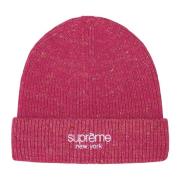 Regenboogspikkel Beanie Roze Limited Edition Supreme , Pink , Unisex