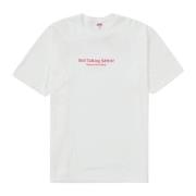 Klassieke Still Talking Tee White Supreme , White , Heren