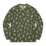 Beperkte Oplage Olive Russian Camo Longsleeve Tee Supreme , Green , He...