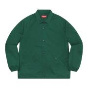 Donkergroene Snap Front Jack Beperkte Oplage Supreme , Green , Heren