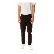 Klassieke Slim-Fit Chino Broek Gabba , Black , Heren