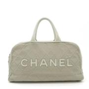 Pre-owned Canvas chanel-bags Chanel Vintage , Gray , Dames