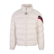 Witte Solayan Donsjas Moncler , White , Heren