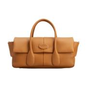 Bruine Leren Handtassen Collectie Tod's , Brown , Dames