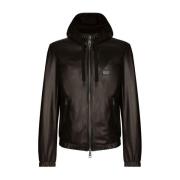 Stijlvolle Jas voor Mannen Dolce & Gabbana , Black , Heren