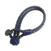 Pre-owned Leather bracelets Bottega Veneta Vintage , Blue , Dames