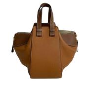 Pre-owned Leather handbags Loewe Pre-owned , Brown , Dames