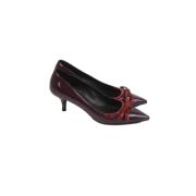 Pre-owned Leather heels Prada Vintage , Purple , Dames