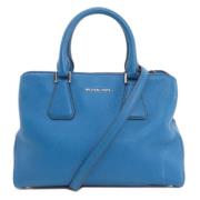 Pre-owned Leather handbags Michael Kors Pre-owned , Blue , Dames