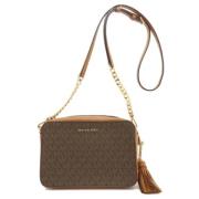 Pre-owned Canvas shoulder-bags Michael Kors Pre-owned , Brown , Dames