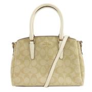 Pre-owned Plastic handbags Coach Pre-owned , Beige , Dames